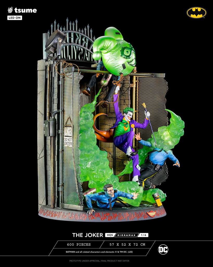 Tsume Studio - DC Comics HQS Dioramax The Joker 1/6 Scale Limited Edition Statue (Licensed) - Image 13