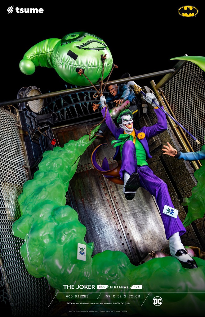 Tsume Studio - DC Comics HQS Dioramax The Joker 1/6 Scale Limited Edition Statue (Licensed) - Image 7