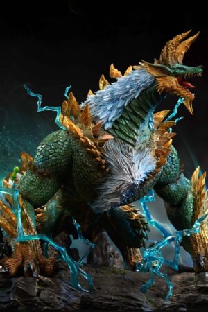Monster Hunter Zinogre X Stygian Zinogre GK Statue - Sword & Wing Studio