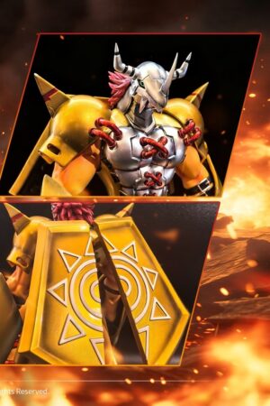 Alternative view of WarGreymon Digimon GK Statue-Hudie Studio