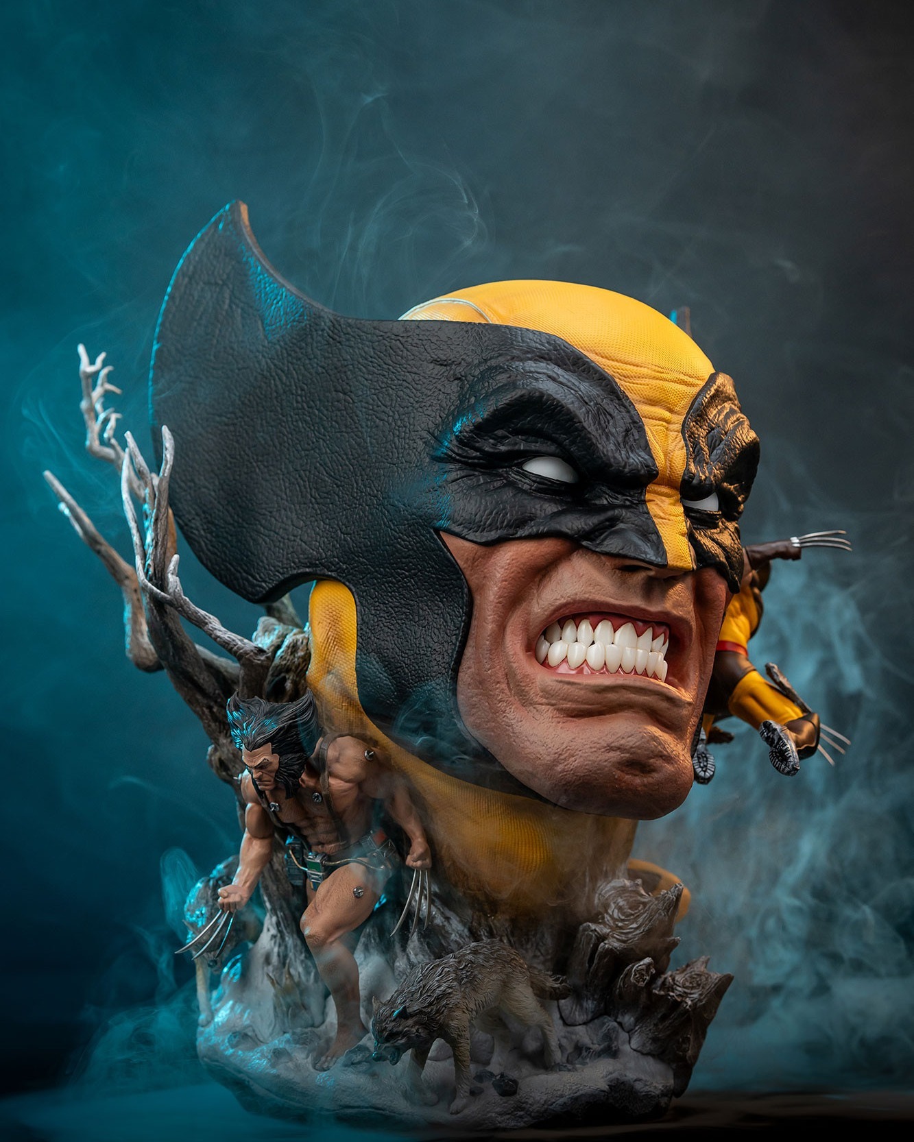 Wolverine Marvel Fine Art Bust (Licensed)-Premium Collectibles Studio - Image 4