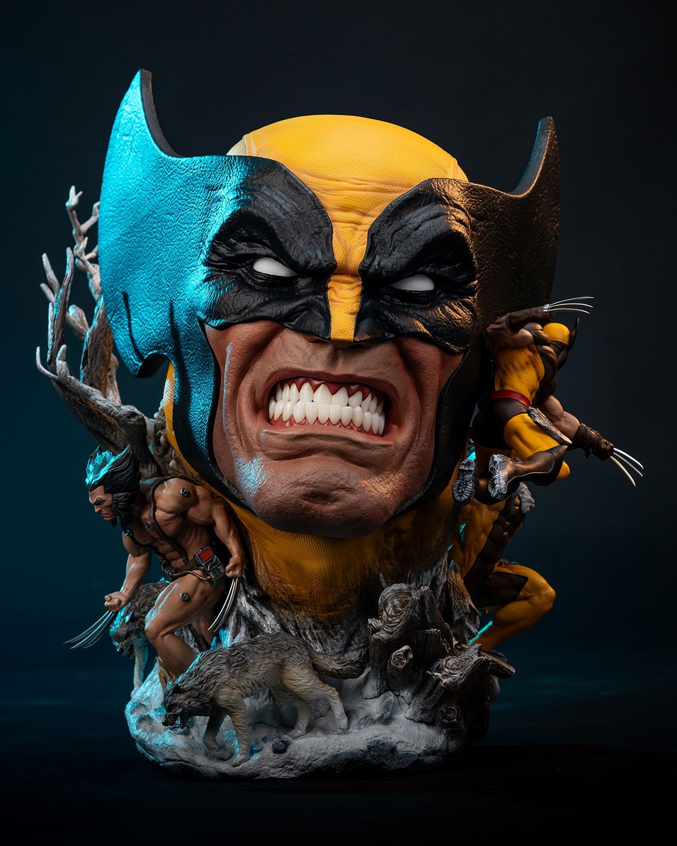 Wolverine Marvel Fine Art Bust (Licensed)-Premium Collectibles Studio
