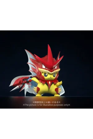 Pikachu Cosplay Mega Gyarados Pokémon 1/7 Scale GK Resin Statue  -Echo Studio