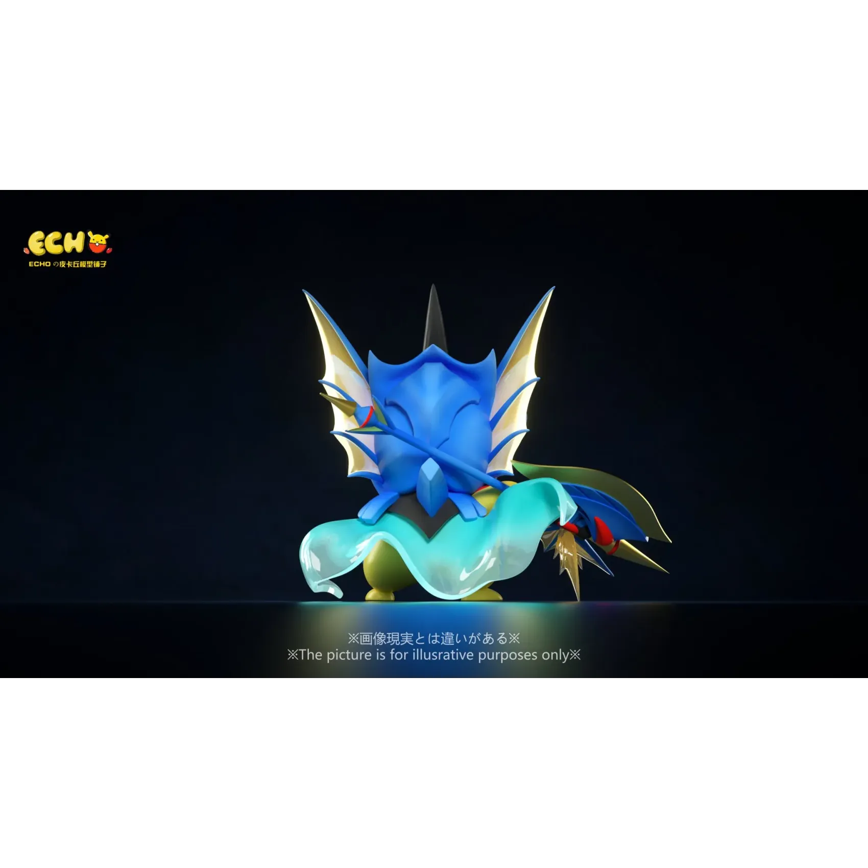Pikachu Cosplay Mega Gyarados Pokémon 1/7 Scale GK Resin Statue -Echo Studio - Image 10