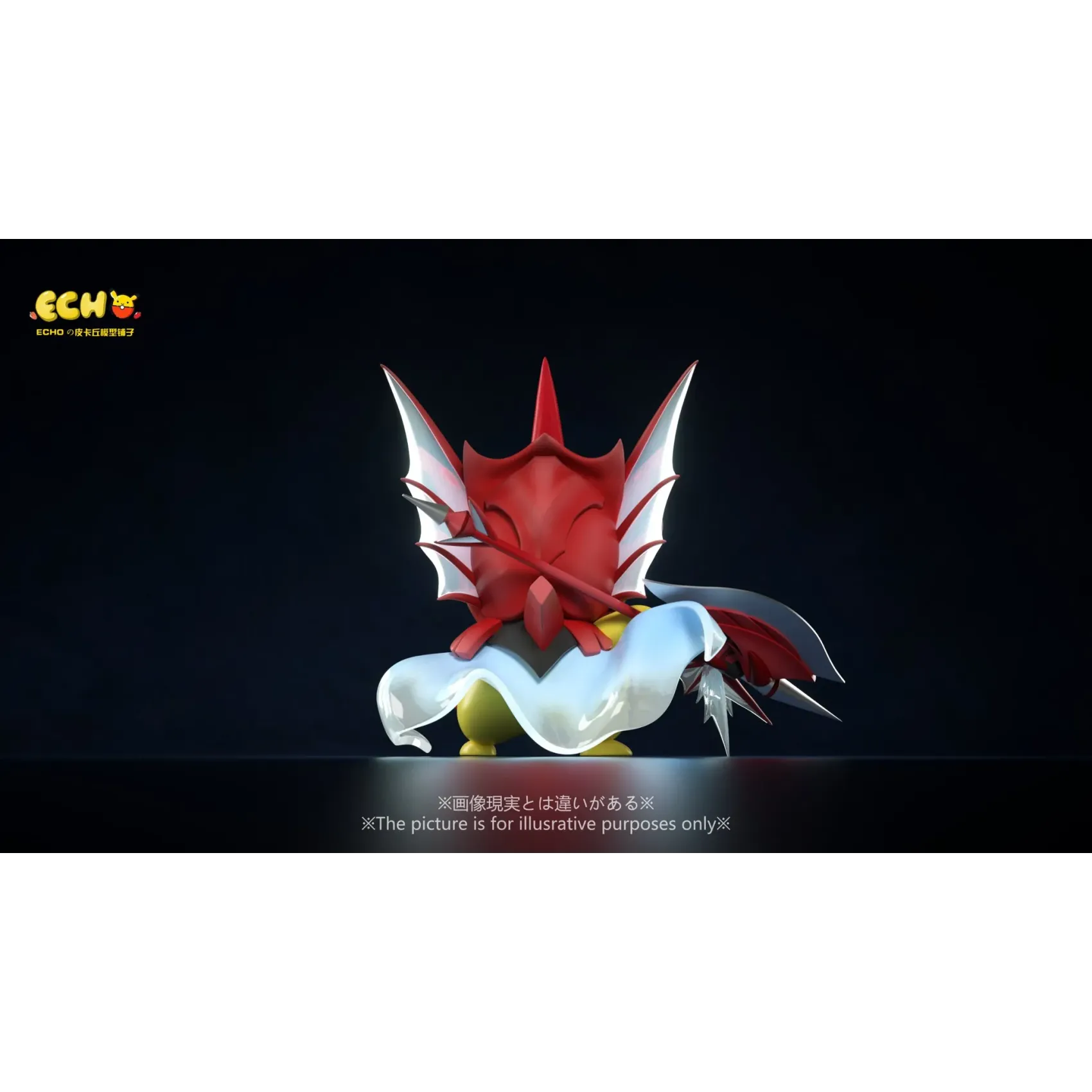 Pikachu Cosplay Mega Gyarados Pokémon 1/7 Scale GK Resin Statue -Echo Studio - Image 2