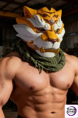 Tiger Head Mask 1/8 Scale Accessory – shibadon Studio - Photo 5 | TopGKStore