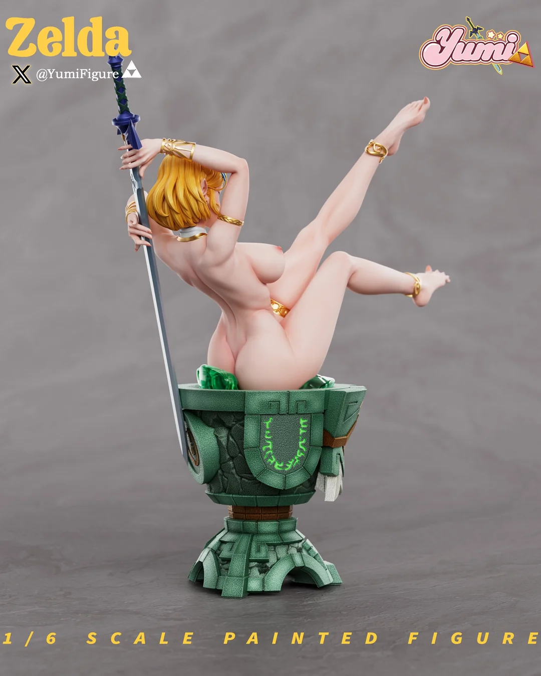 Yumi Figure – Princess Zelda 1/6 Scale (18+, Replaceable Nude Body) - Image 5