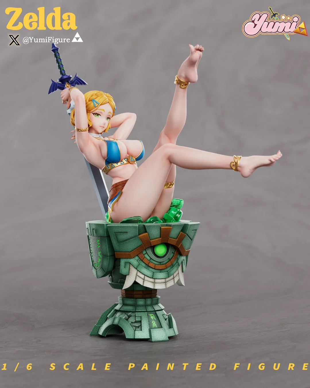 Yumi Figure – Princess Zelda 1/6 Scale (18+, Replaceable Nude Body) - Image 10