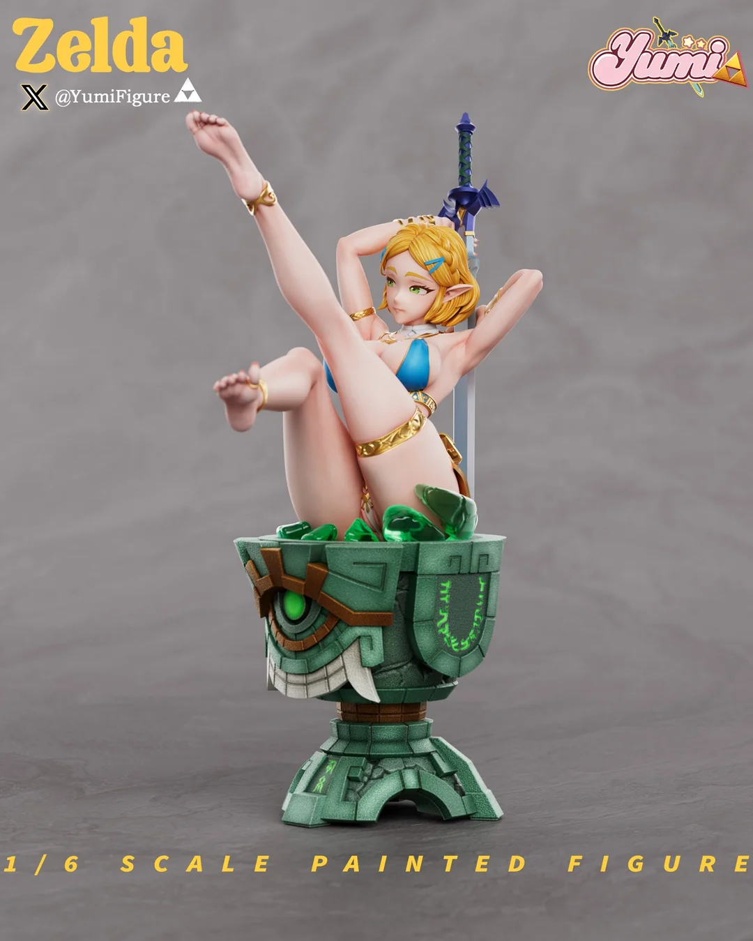Yumi Figure – Princess Zelda 1/6 Scale (18+, Replaceable Nude Body) - Image 9