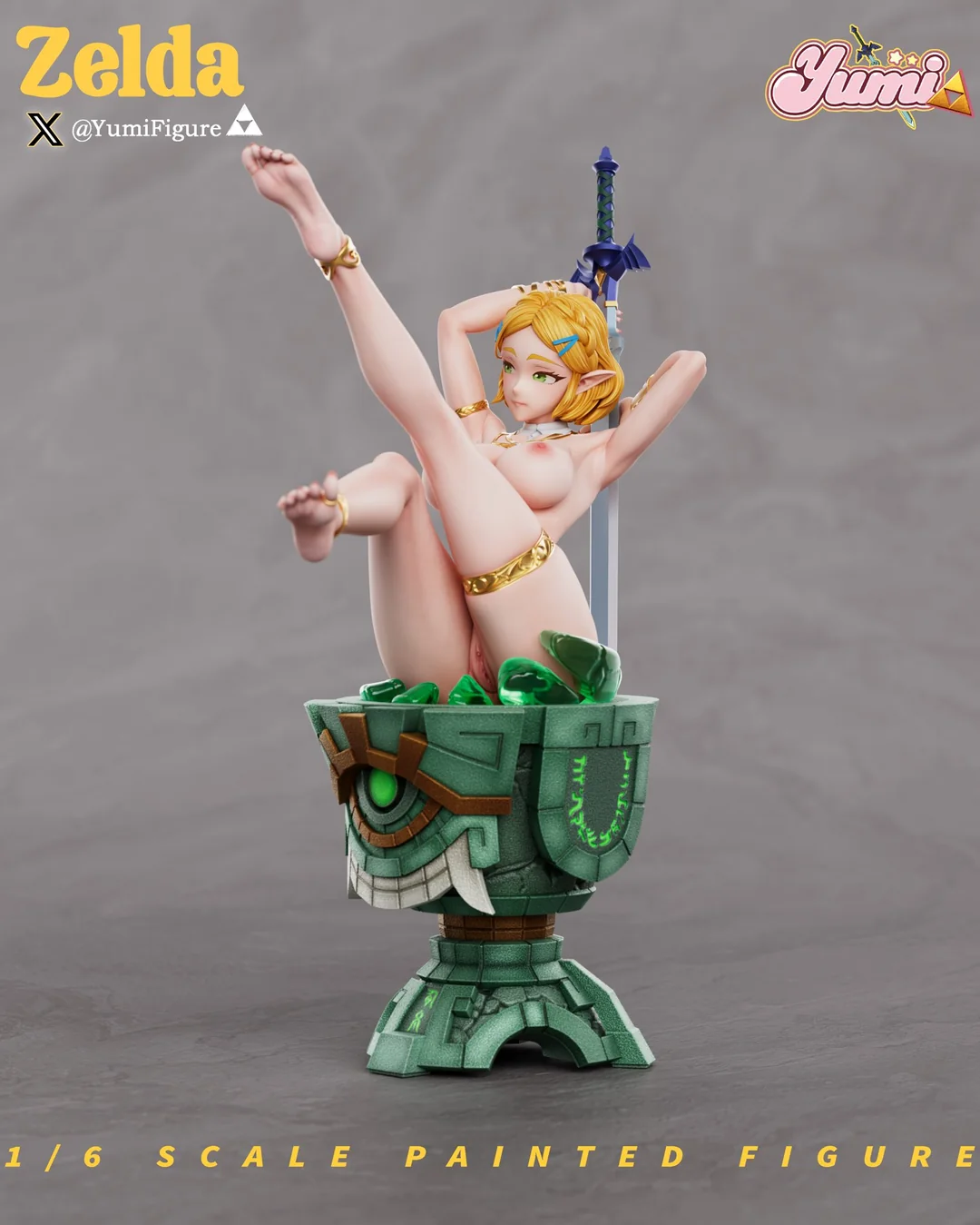 Yumi Figure – Princess Zelda 1/6 Scale (18+, Replaceable Nude Body) - Image 3