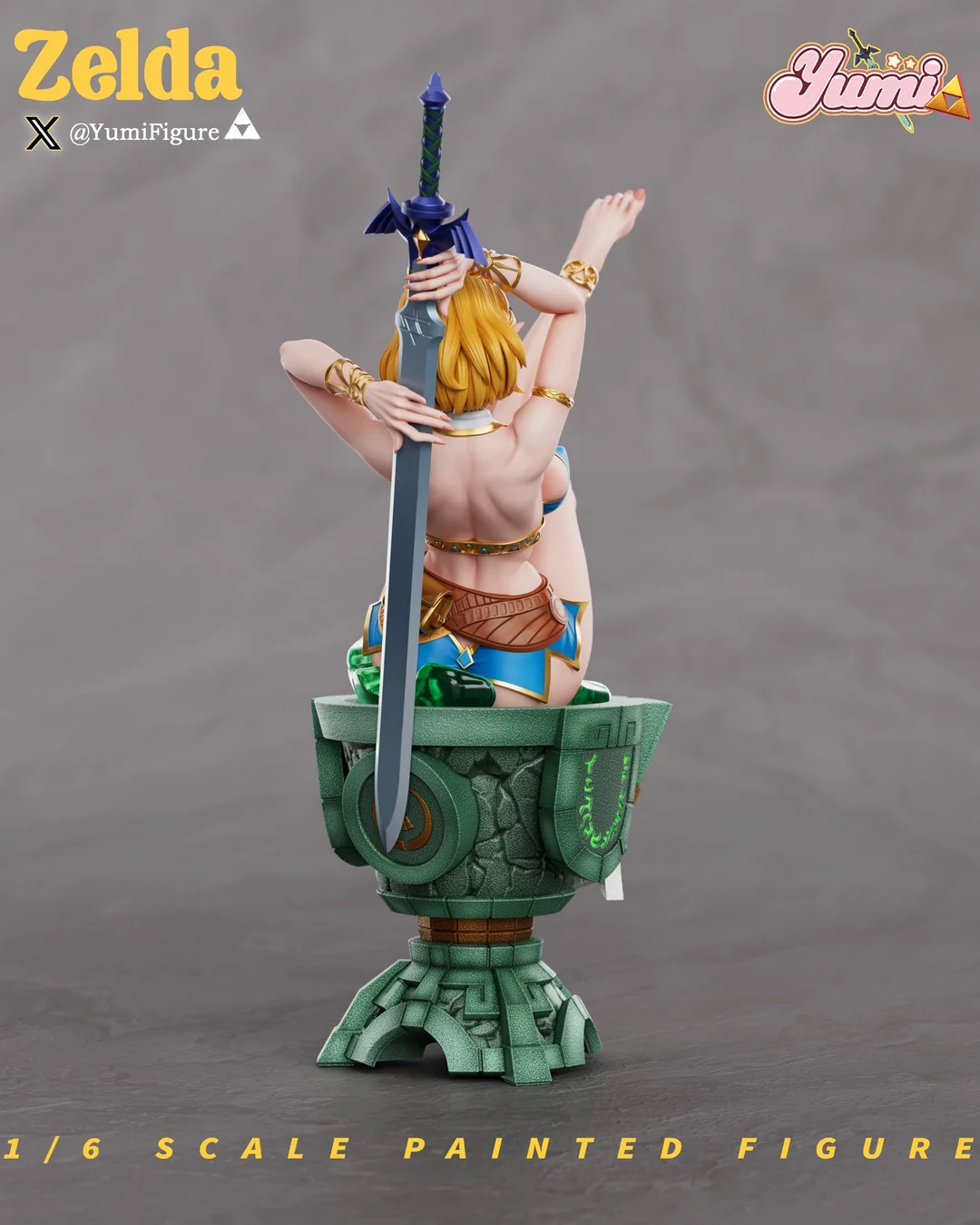 Yumi Figure – Princess Zelda 1/6 Scale (18+, Replaceable Nude Body) - Image 7