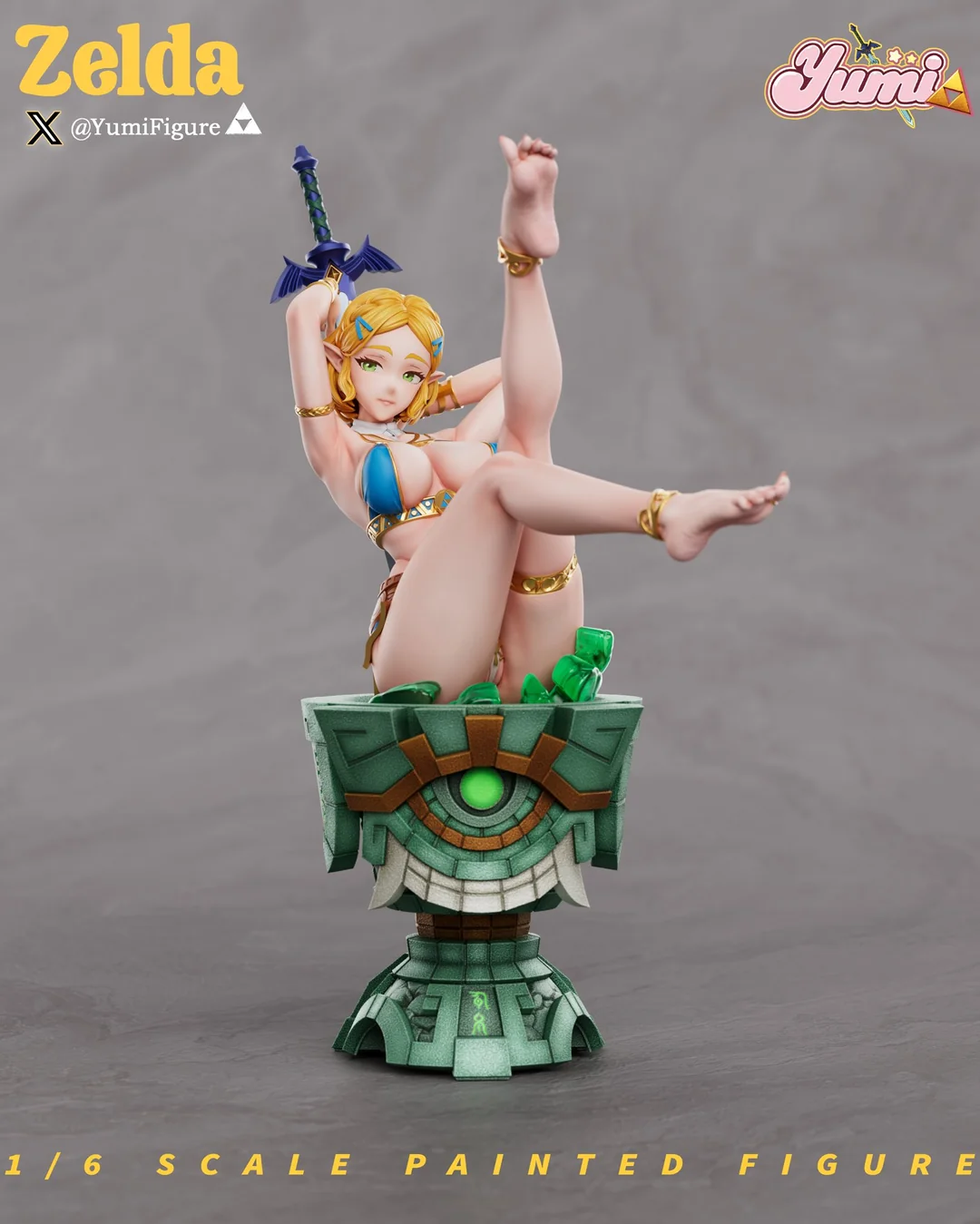 Yumi Figure – Princess Zelda 1/6 Scale (18+, Replaceable Nude Body) - Image 11