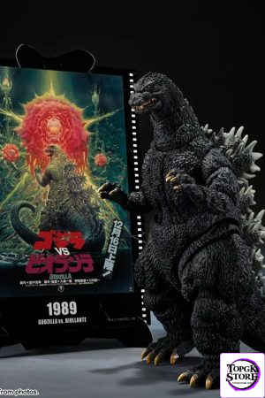 Bandai S.H.MonsterArts Godzilla (1989) Godzilla vs. Biollante -Movie Graphic Plus- Action Figure - Photo 6 | TopGKStore