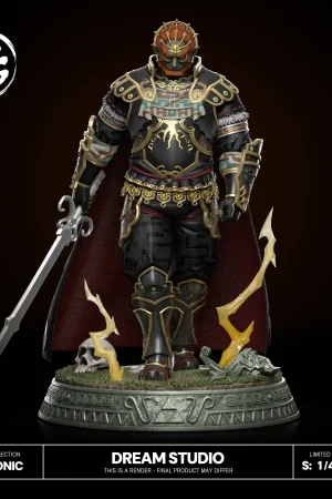 The Legend of Zelda Ganondorf TP V2 TOPGK 1/4 Scale Resin Statue Dream Studio - Photo 6 | TopGKStore
