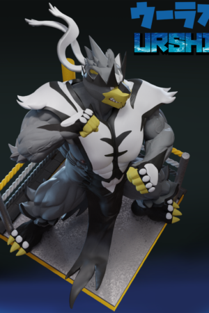 Shibadon Studio Pokémon Urshifu 1/8 Scale Collectible Statue