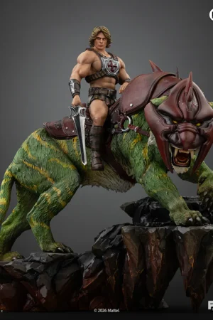 Alternative view of He-Man & Battle Cat Deluxe Art Scale 1/10 Scale Statue - Iron Studios