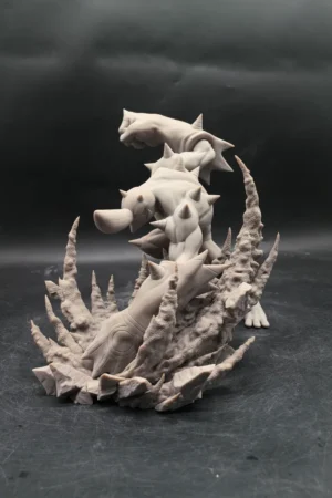 Alternative view of Digimon  Gigasmon Resin Statue - Jiang Shi Che Studio
