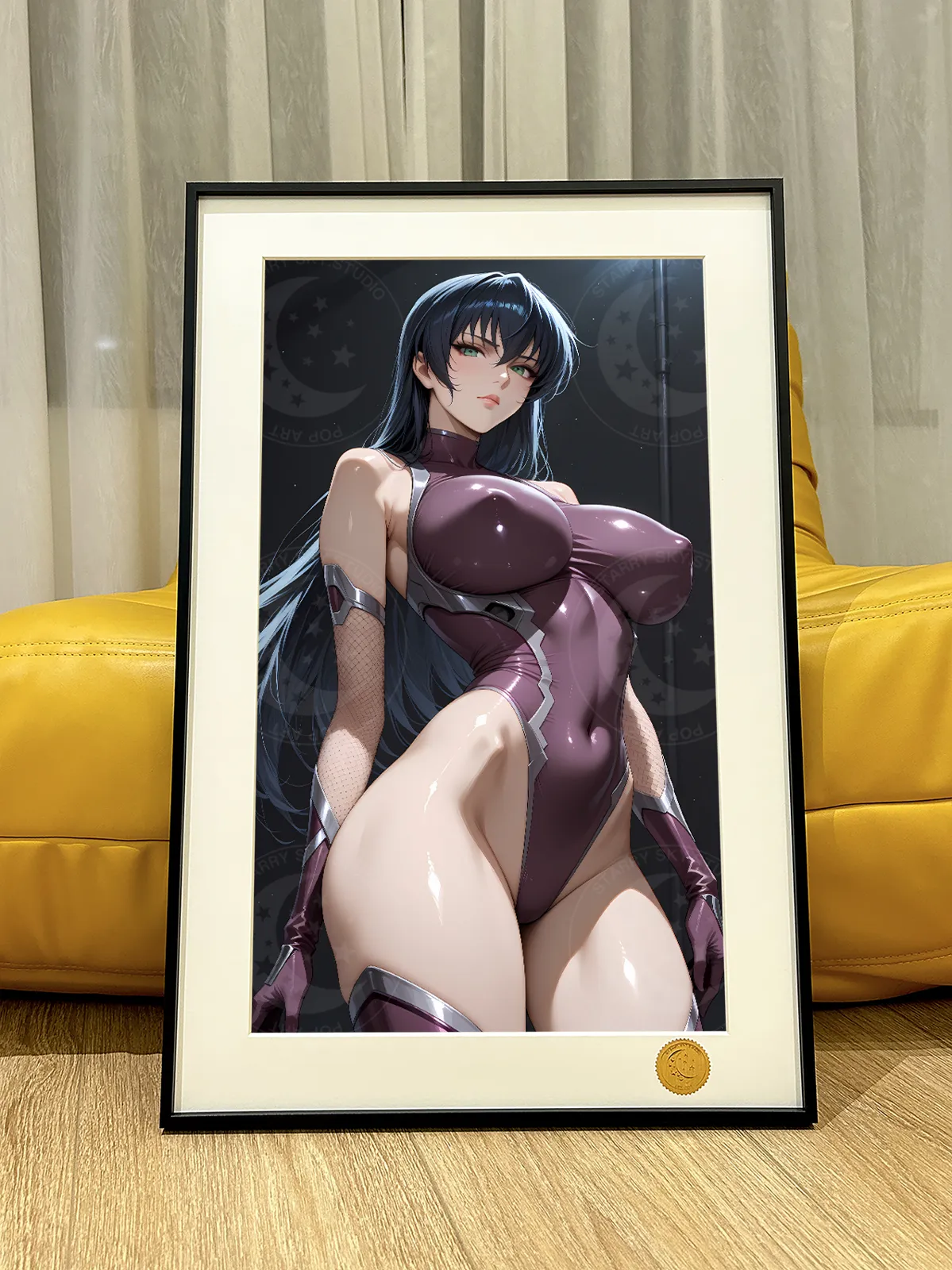 “Taimanin / Action Taimanin” Asagi Igawa Limited Edition Framed Artwork Xingkong Studio & TOPGK - Image 3