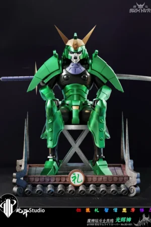 Alternative view of Seiji Date & Inferno & Black Blaze Ronin Warriors 1/6 Scale  Resin Statue – BeiDou Studio