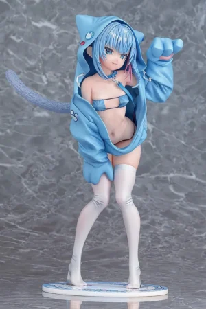 Alternative view of Phat! - virtual illustrator Kanzarin kanzarin-chan: Cat-Eared Hoodie Ver. 1/6 Complete Figure (Licensed)