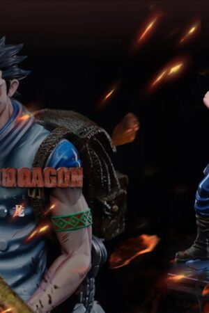 Alternative view of Monkey D. Dragon One Piece Youth Statue - Black Studio