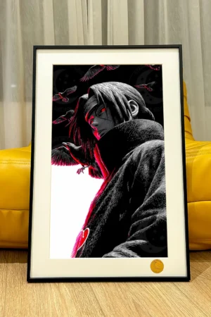 Itachi Uchiha Dark Version Decorative Painting | Naruto Limited Art Print | Xingkong Studio 66pcs