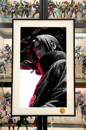 Alternative view of Itachi Uchiha Dark Version Decorative Painting | Naruto Limited Art Print | Xingkong Studio 66pcs