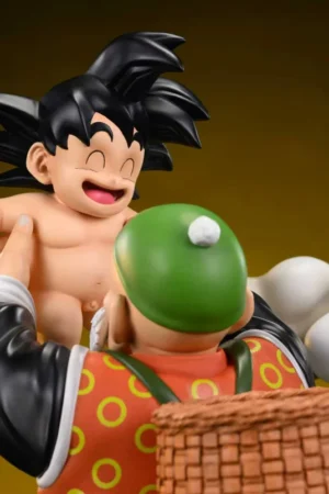 Alternative view of Singularity Studio Grandpa Gohan & Baby Goku 1/4 Scale Statue – Dragon Ball (LED Base, Limited 50)