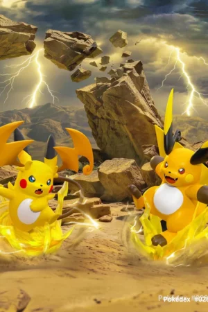 Mega Raichu X x Mega Raichu Y Pokémon - JB Studio