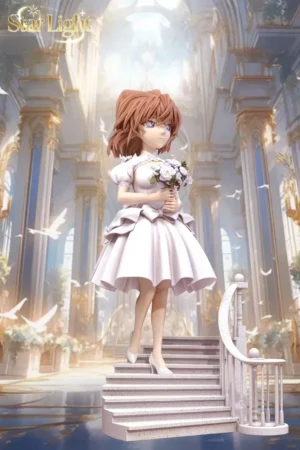 Alternative view of Ai Haibara Wedding Dress Detective Conan 1/6 Scale TOPGK Statue - Star Light Studio