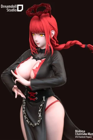 Alternative view of Makima Chainsaw Man 1/6 Scale TOPGK Statue - DreamDoll Studio