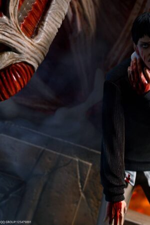 Alternative view of Attack on Titan Colossal Titan & Bertholdt Hoover - JR Studio