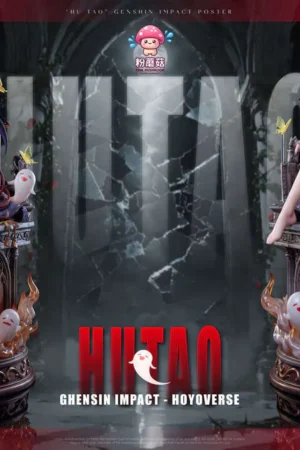 Alternative view of Hu Tao Genshin Impact 1/6 Scale TOPGK Statue - Pink Mushroom Studio