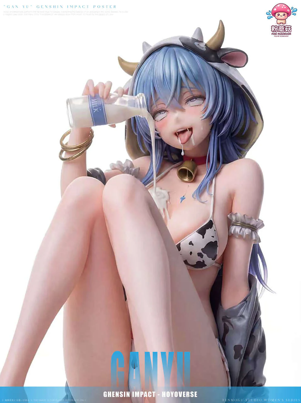 Ganyu Genshin Impact 1/6 Scale TOPGK Figure - Pink Mushroom Studio