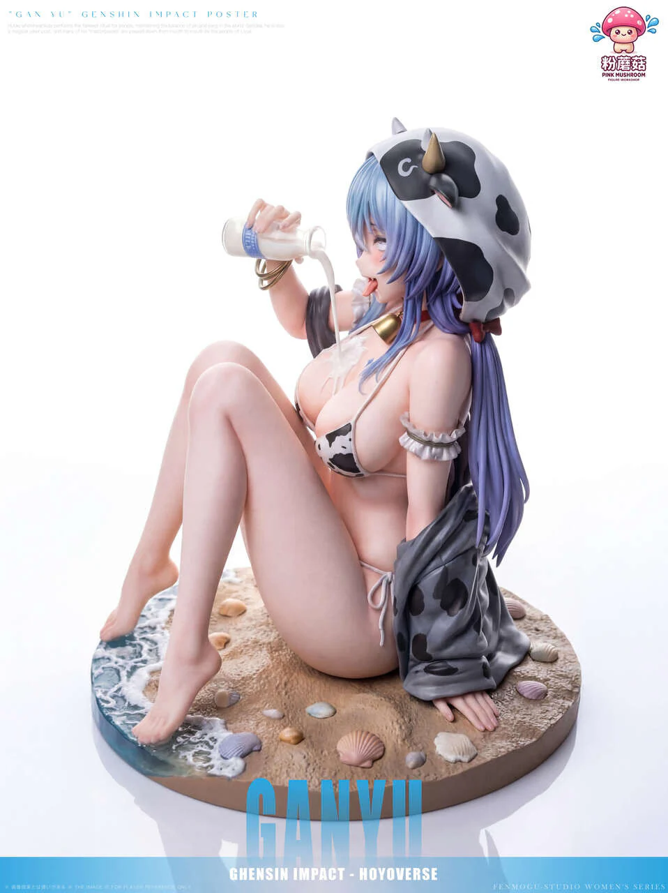 Ganyu Genshin Impact 1/6 Scale TOPGK Figure - Pink Mushroom Studio - Image 9