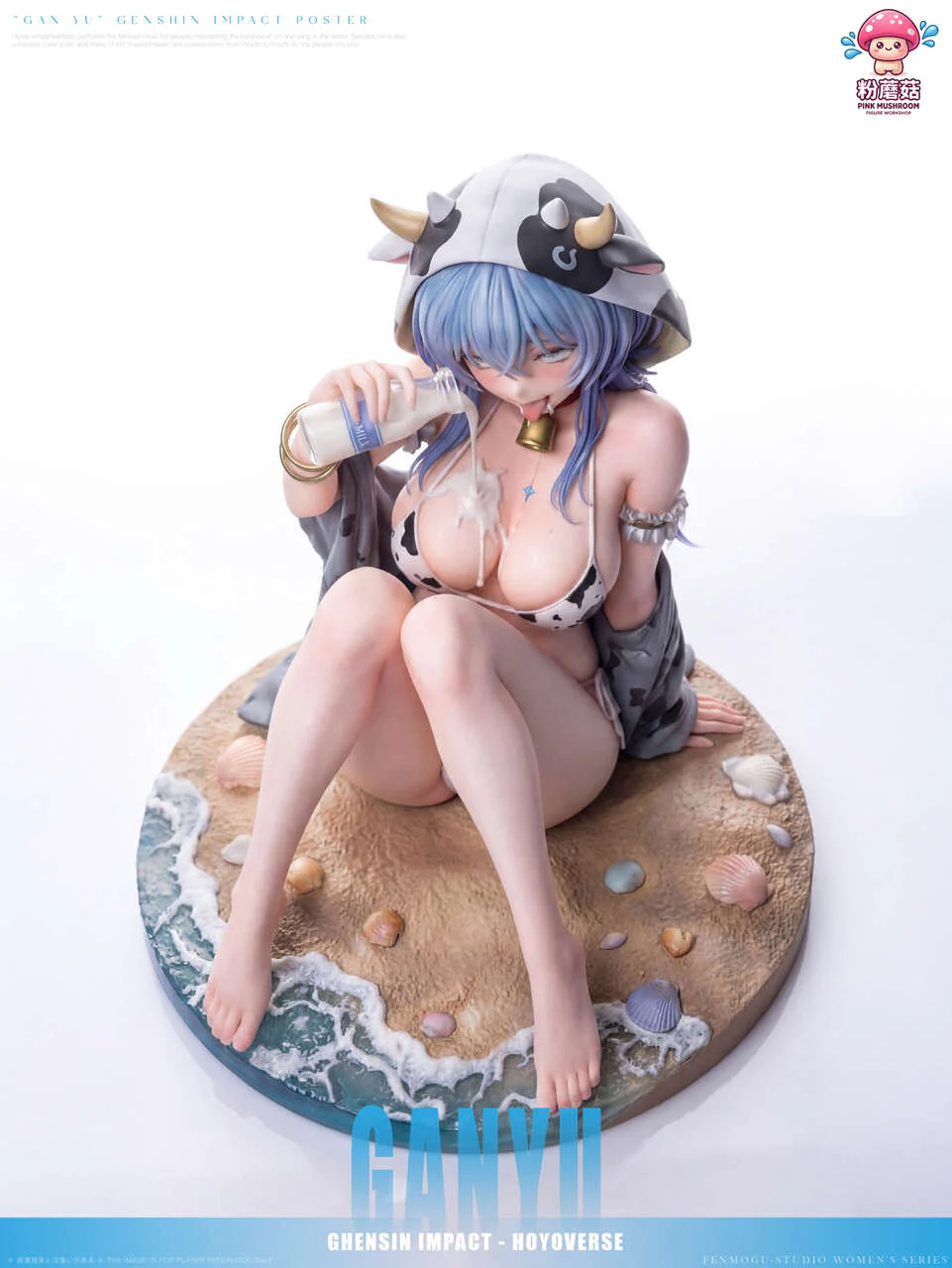 Ganyu Genshin Impact 1/6 Scale TOPGK Figure - Pink Mushroom Studio - Image 11