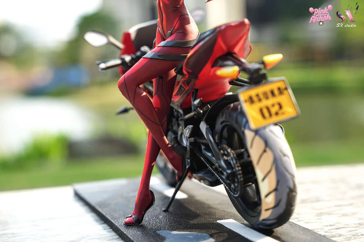 Neon Genesis Evangelion Asuka Langley Sohryu Motorcycle Girl Statue – Aetheria Studio × SX Studio - Image 6