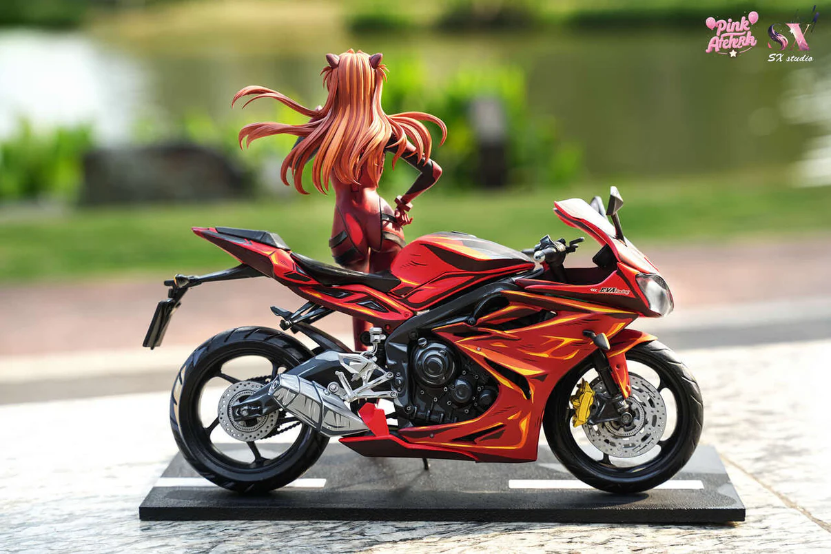 Neon Genesis Evangelion Asuka Langley Sohryu Motorcycle Girl Statue – Aetheria Studio × SX Studio - Image 7
