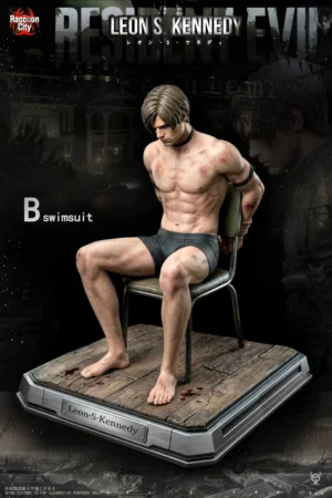 Alternative view of Leon S. Kennedy 1/4 & 1/6 Scale Resin Statue – Resident Evil | Raccoon City Studio x SUPER HERO Studio
