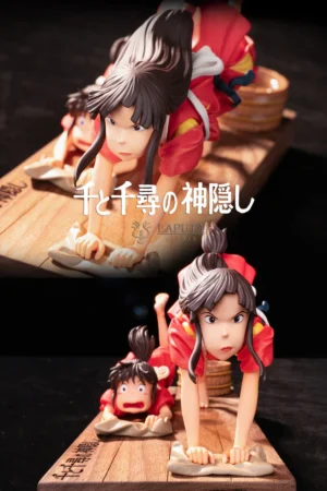 Alternative view of Chihiro & Lin Spirited Away Mini Scene Statue - Laputa Studio