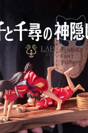 Chihiro & Lin Spirited Away Mini Scene Statue - Laputa Studio
