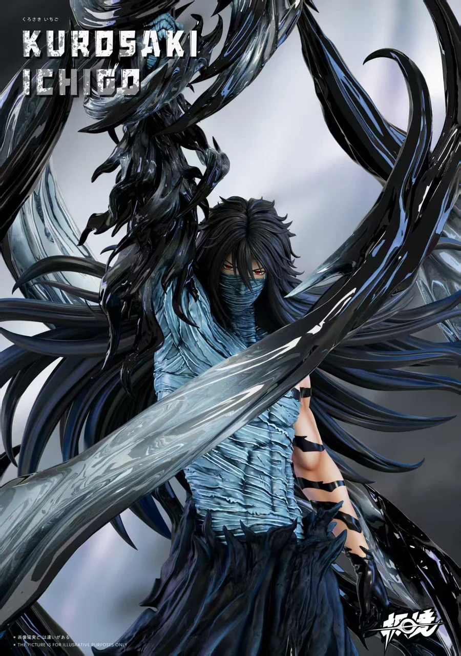 Kurosaki Ichigo Bleach (Black Hair, Red Eyes) 1/6 Scale Statue by Ji Jing Studio