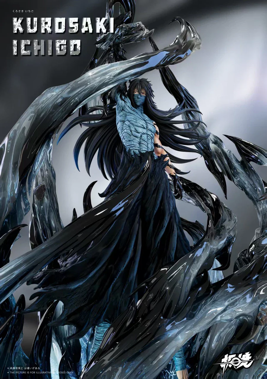 Kurosaki Ichigo Bleach (Black Hair, Red Eyes) 1/6 Scale Statue by Ji Jing Studio - Image 3