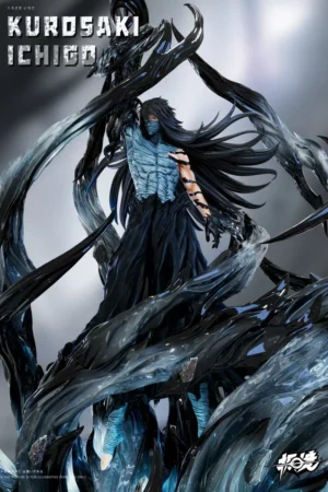Alternative view of Kurosaki Ichigo Bleach (Black Hair, Red Eyes) 1/6 Scale Statue by Ji Jing Studio