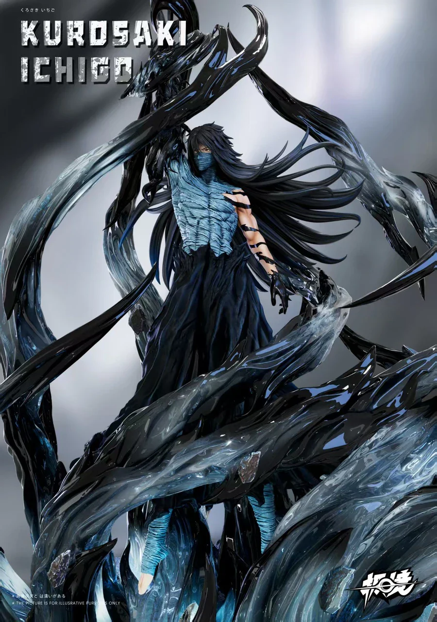 Kurosaki Ichigo Bleach (Black Hair, Red Eyes) 1/6 Scale Statue by Ji Jing Studio - Image 2