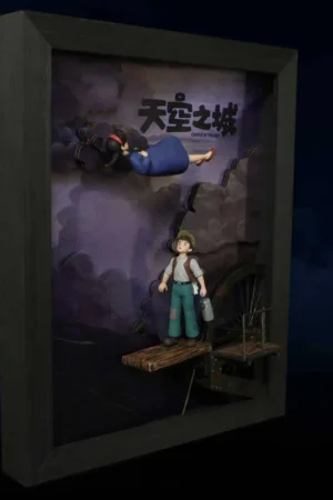 Sheeta & Pazu Castle in the Sky Resin Statue - Shen Yin Studio