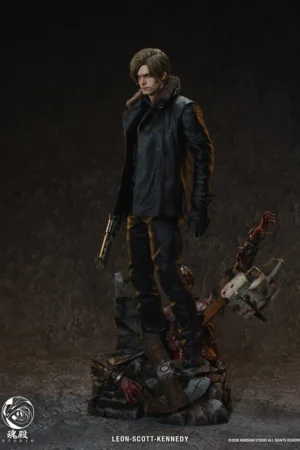 Leon Scott Kennedy Resident Evil 1/4 Scale TOPGK Statue - HunDian Studio