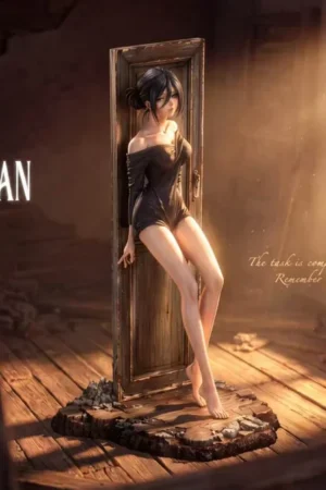 Alternative view of Mikasa Ackerman Attack on Titan 1/6 Scale TOPGK Resin Statue  - CHUJIAN Studio