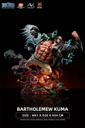 Alternative view of Bartholomew Kuma One Piece 1/4 Resin Statue LED - Jimei Palace × Anikingdom