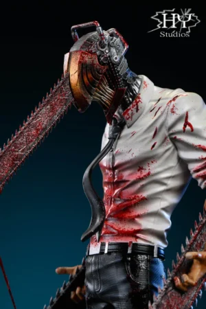 Alternative view of Denji & Pochita Chainsaw Man 1/6 Scale Resin Statue (Limited 99 pcs) - HY Studio